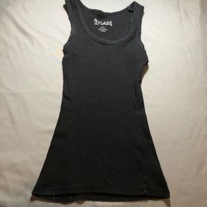 Black Skinny Tank Top